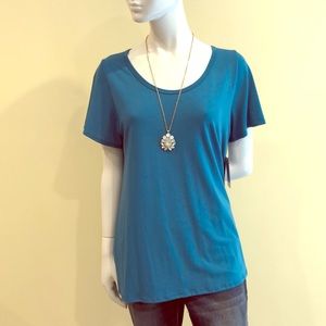 LuLaRoe Teal Classic T - L